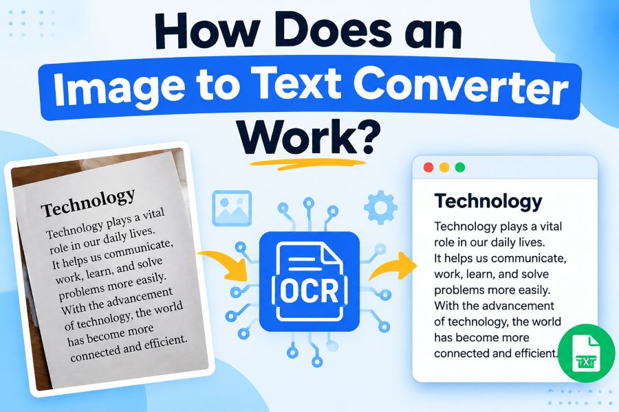 How Does an Image to Text Converter Work